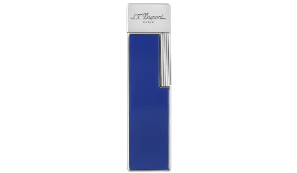 Accendino S.T. Dupont Twiggy Laccato Blu Cromo 030005