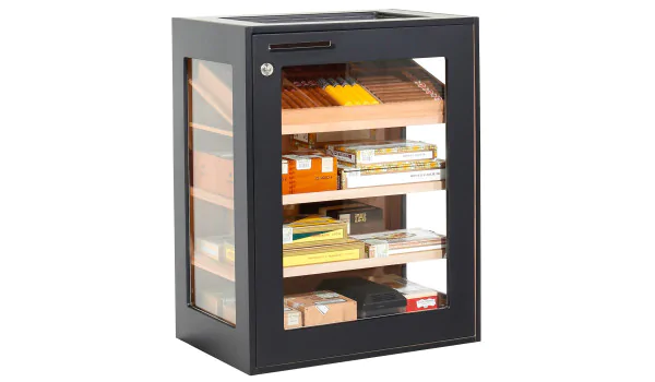 adorini Salina Humidor Armadio Nero